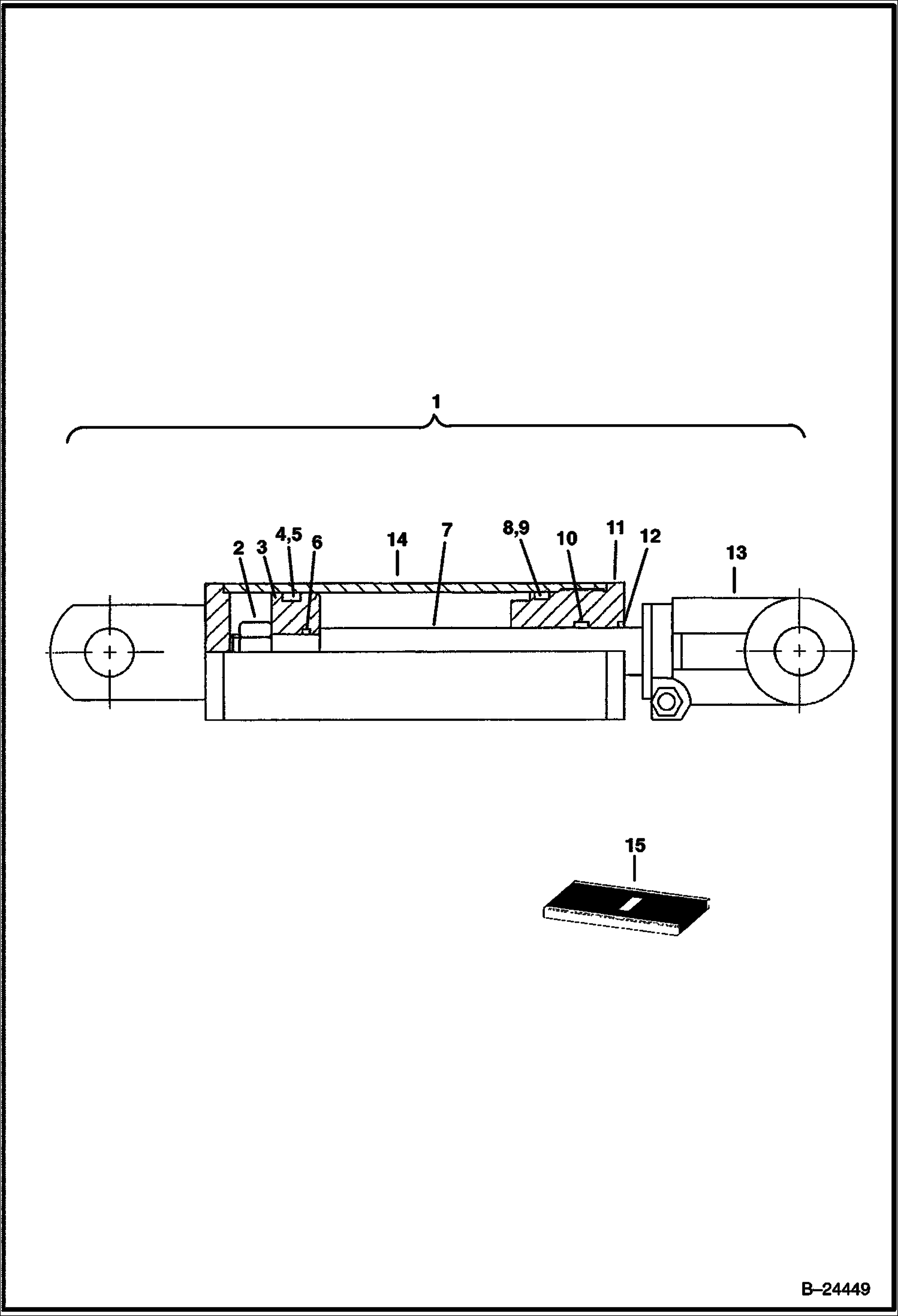 ПЕРЕСАДЧИК ДЕРЕВЬЕВ (ЦИЛИНДР СИСТЕМЫ ВЫПУКА) (4 ОТВАЛА) (TS44C) (TS44M)