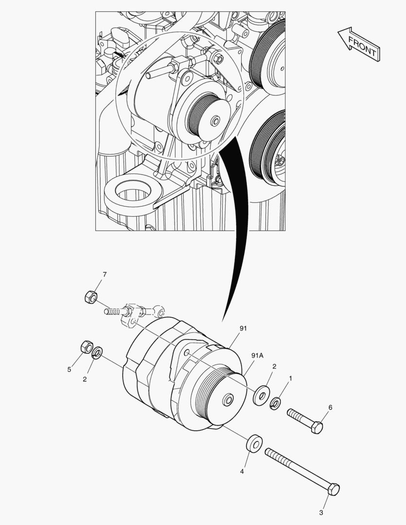 УСТАНОВКА ГЕНЕРАТОРА ПЕРЕМЕННОГО ТОКА
