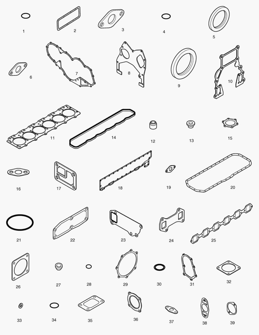 031 OVER HAUL GASKET KIT - ALL