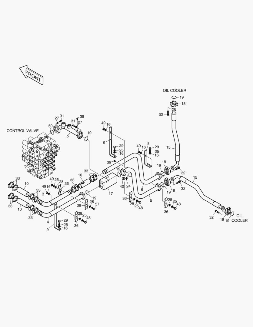 ТУБОПРОВОД МАСЛЯНОГО РАДИАТОРА(2)