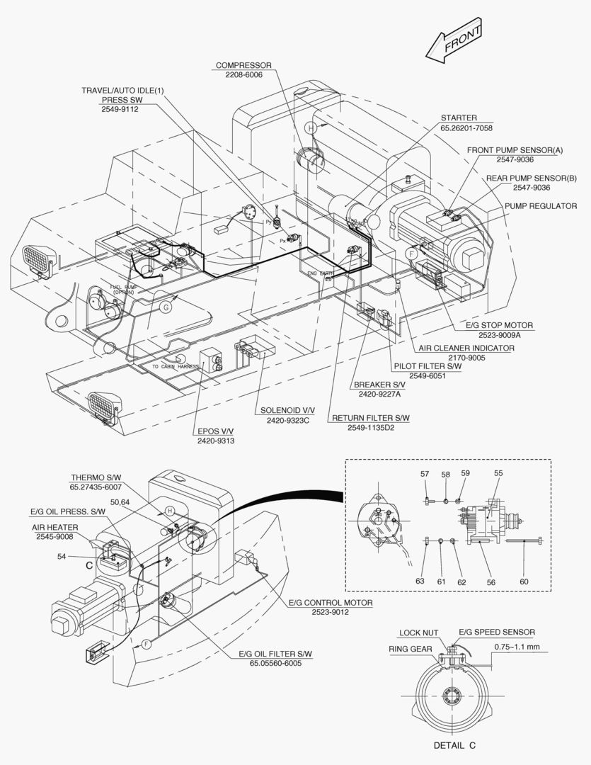 ЭЛЕКТРИЧЕСКИЕ ЗАПЧАСТИ(7)-СОПРЯЖЕННЫЙ ДВИГАТЕЛЬ