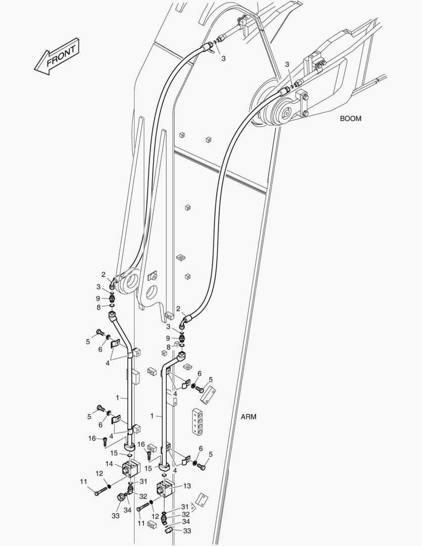 Спецтехника 6550 ARM PIPING - ROTATING(ARM 3.5m) - главное фото