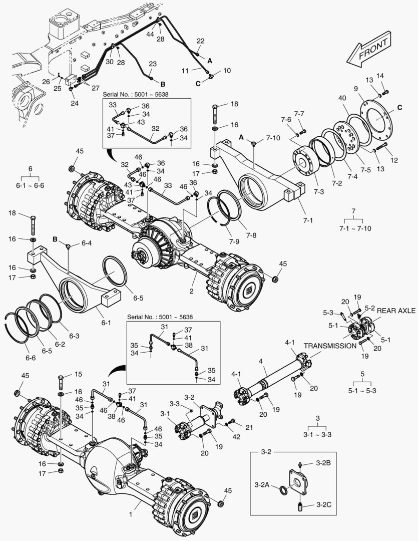 Спецтехника 1140 AXLE & DRIVE SHAFT [5001~10221] - главное фото