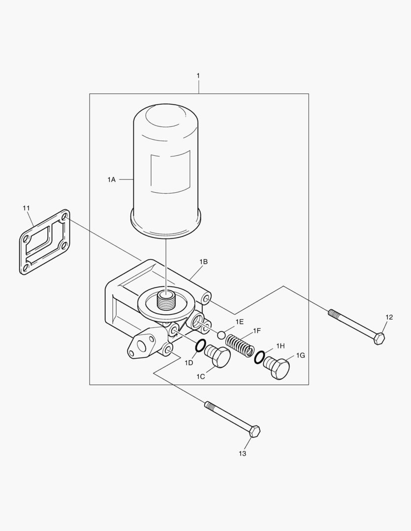 Схема МАСЛЯНЫЙ ФИЛЬТР