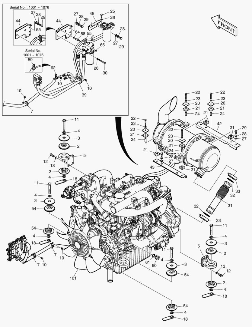 МОНТАЖ ДВИГАТЕЛЯ