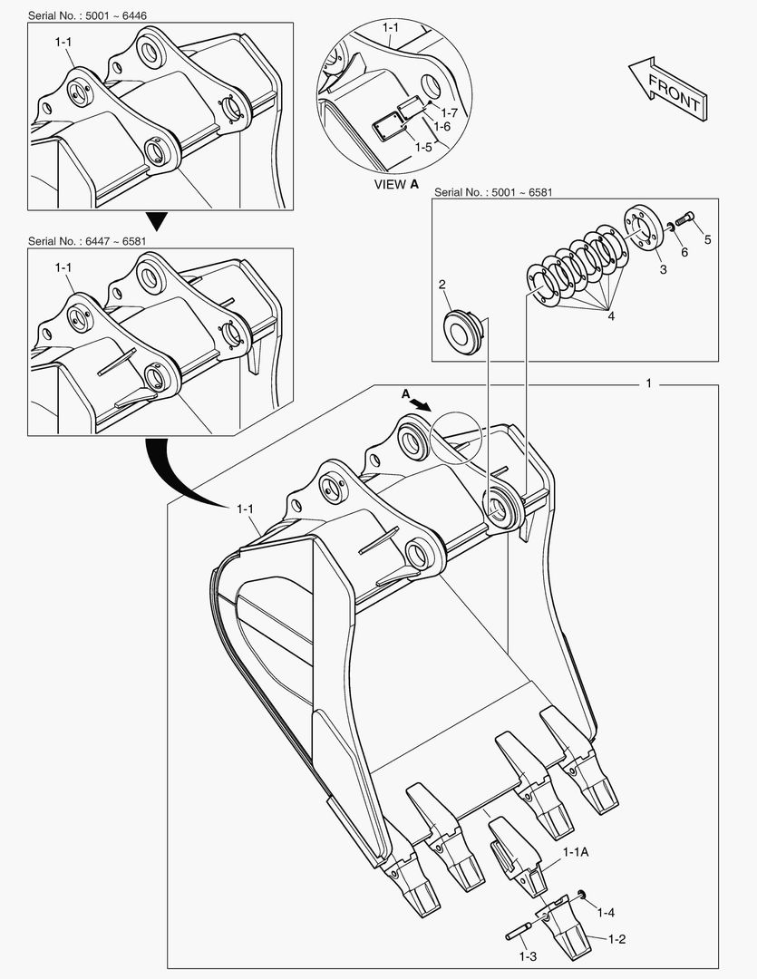 6940 ROCK BUCKET - 1.28mВі(HEAVY DUTY)