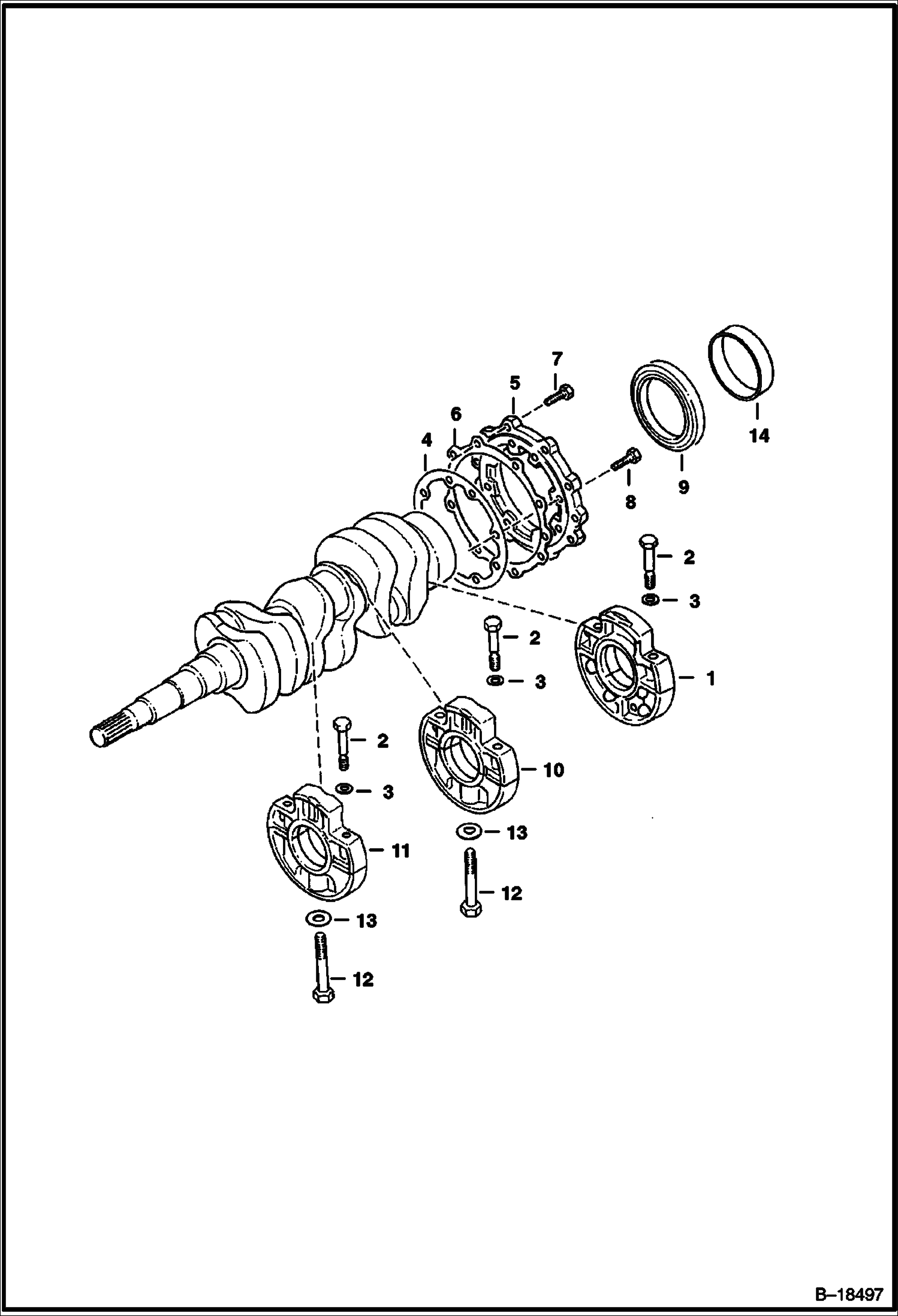 Схема ОСНОВНОЙ КОРПУС ПОДШИПНИКА