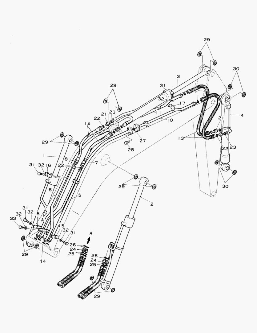 Схема 3130 FRONT PIPING