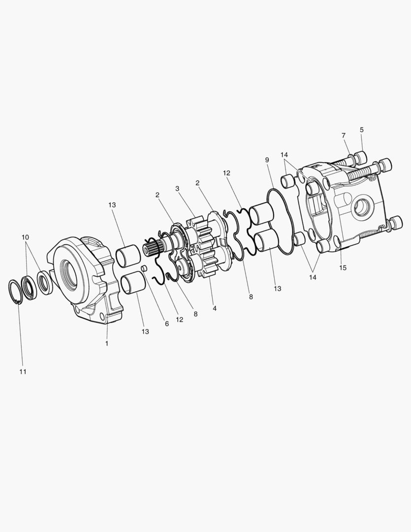 ШЕСТЕРЕННЫЙ НАСОС - ВРАЩАЮЩИЙСЯ