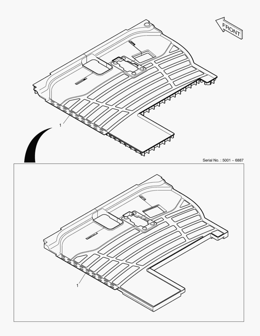 КОВРИК НА ПОЛУ КУЗОВА