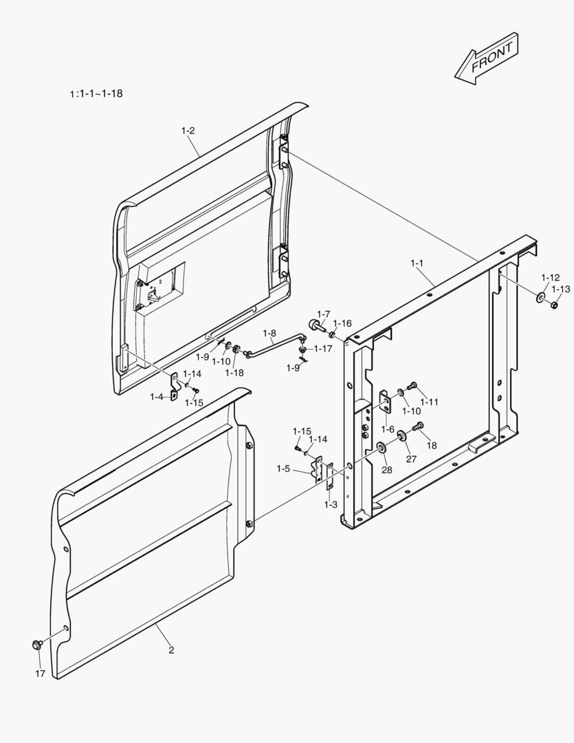 БОКОВАЯ ДВЕРЬ - ПРАВОСТОРОННИЙ