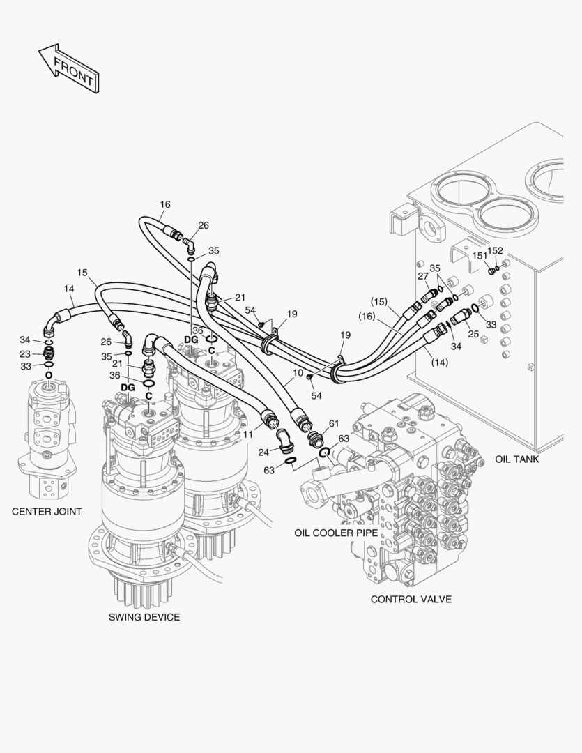 ТУБОПРОВОД МАСЛЯНОГО РАДИАТОРА(3)