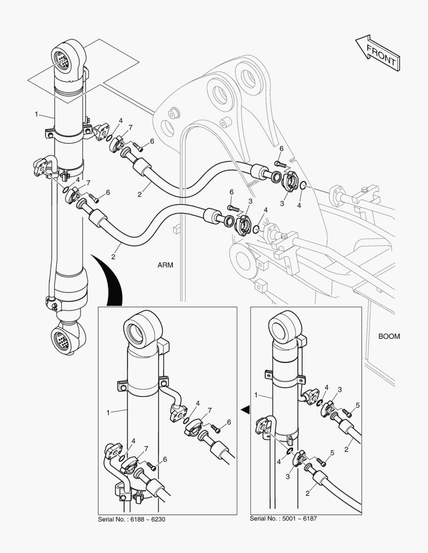 ГИДРОСИСТЕМА РУКОЯТИ - РУКОЯТЬ 1.9 м