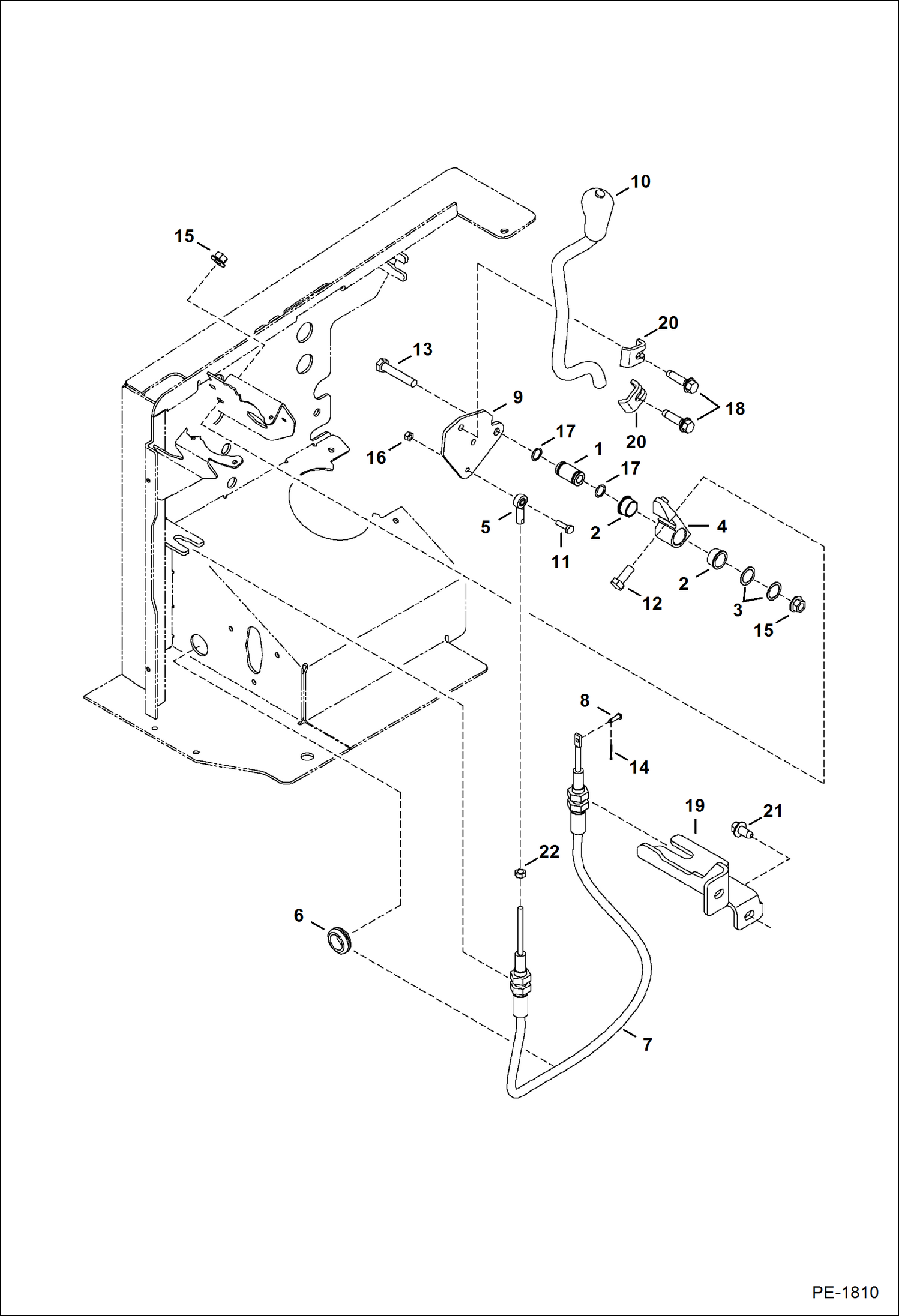 Схема РАСПРЕДЕЛИТЕЛЬ ОТВАЛА (СЕРИЙНЫЙ НОМЕР 563014221 И НИЖЕ)