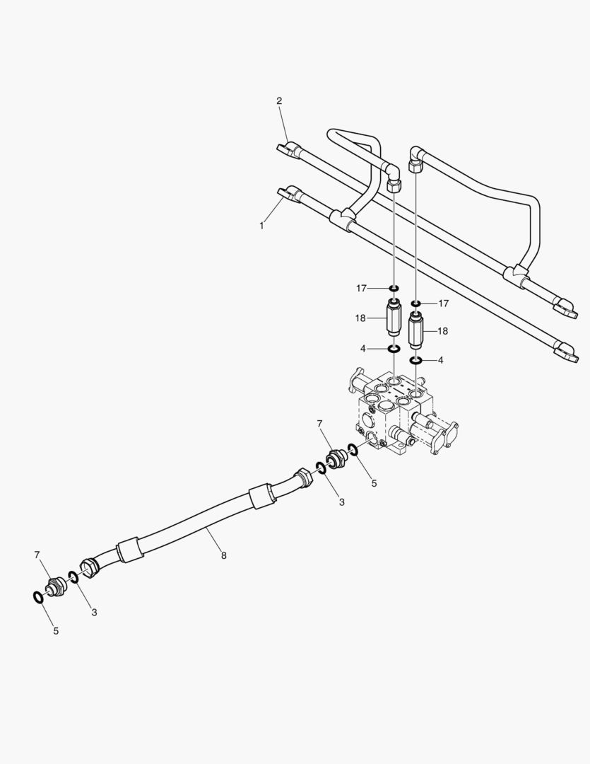1131 FRONT PIPING(2)-NO LIS