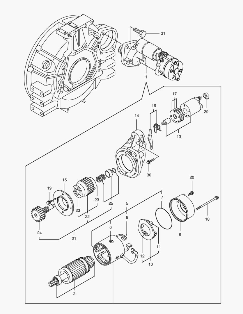 084 STARTING MOTOR [1681~]