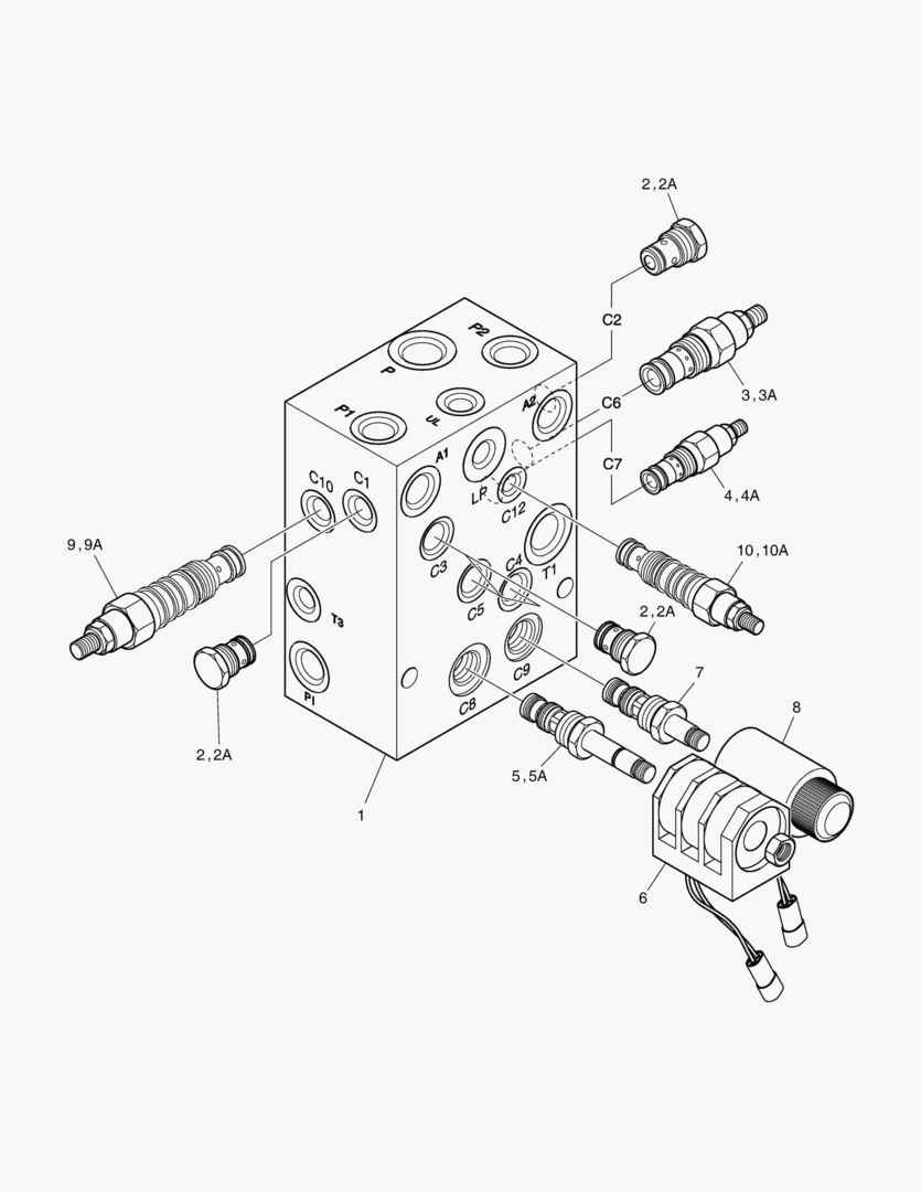 Спецтехника 3471 BRAKE & PILOT SUPPLY VALVE [5121~]