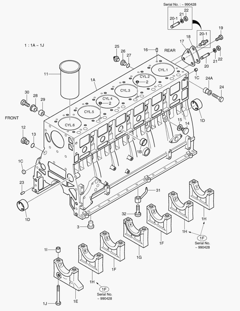 БЛОК ЦИЛИНДРОВ