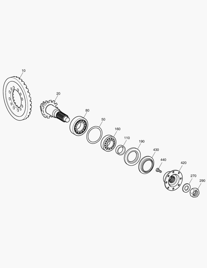 Спецтехника 4560 INPUT - FRONT AXLE [5001~5195] - главное фото