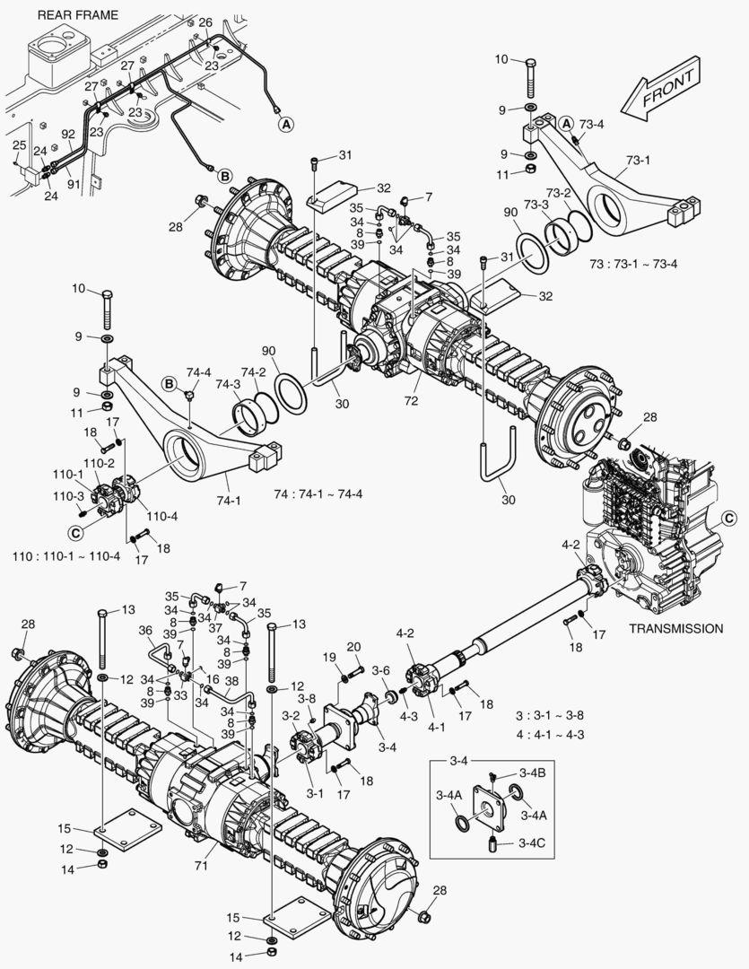 1140 AXLE & DRIVE SHAFT