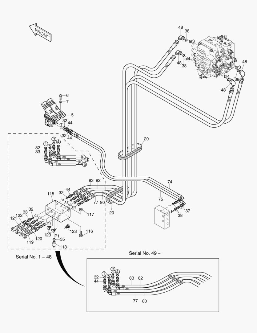 ТРУБОПРОВОД СЕРВОУПРАВЛЕНИЯ(6)
