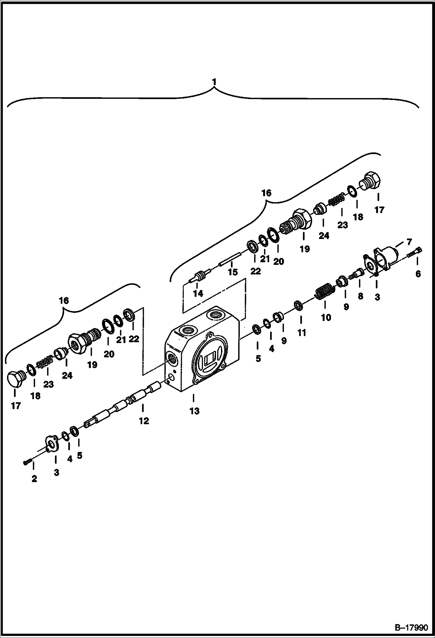 СЕКЦИЯ РАСПРЕДЕЛИТЕЛЯ (ПОВОРОТ СТРЕЛЫ)