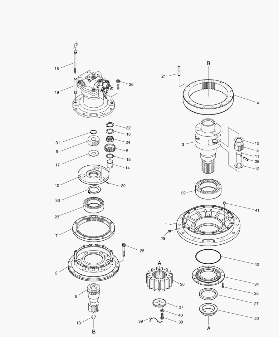 ПОВОРОТНАЯ ПОНИЖАЮЩАЯ ПЕРЕДАЧА