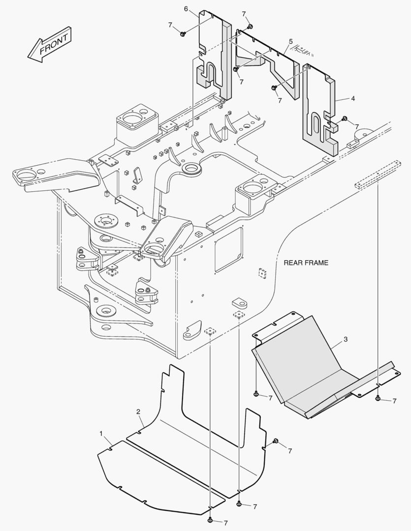 НИЖНЯЯ КРЫШКА ШУМОПОДАВЛЕНИЯ