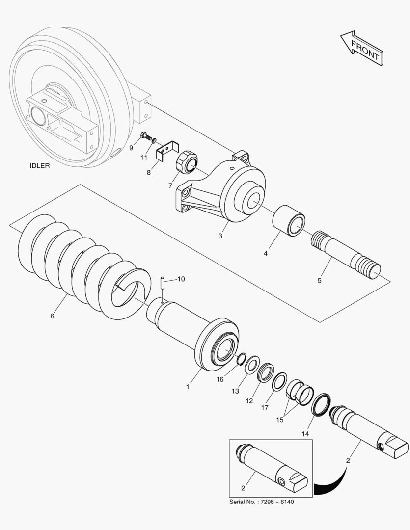 2131 TRACK SPRING [7296~]