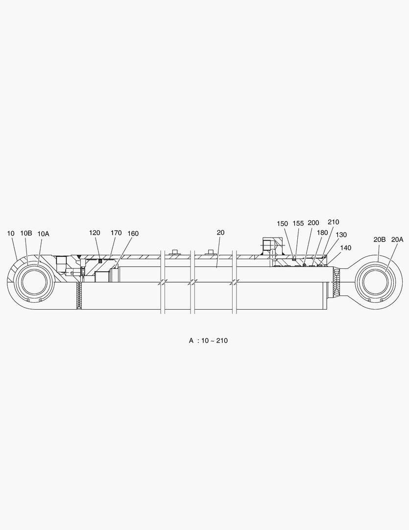 G440-6 TILTING CYLINDER