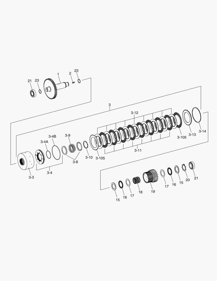 СЦЕПЛЕНИЕ K1 - ТРАНСМИССИЯ