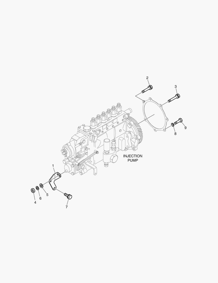 030 INJECTION PUMP MOUNTING