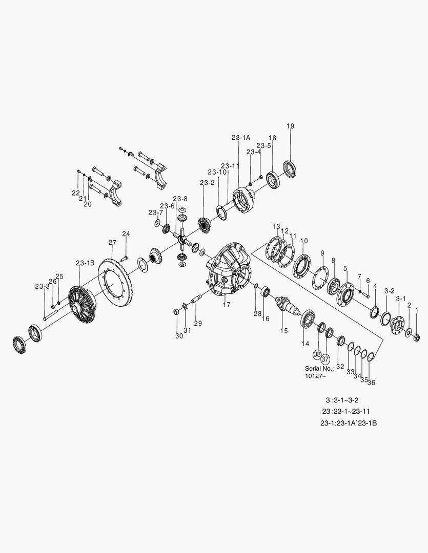 3340 AXLE ASS`Y - MAIN TRANSMISSION(DISD)