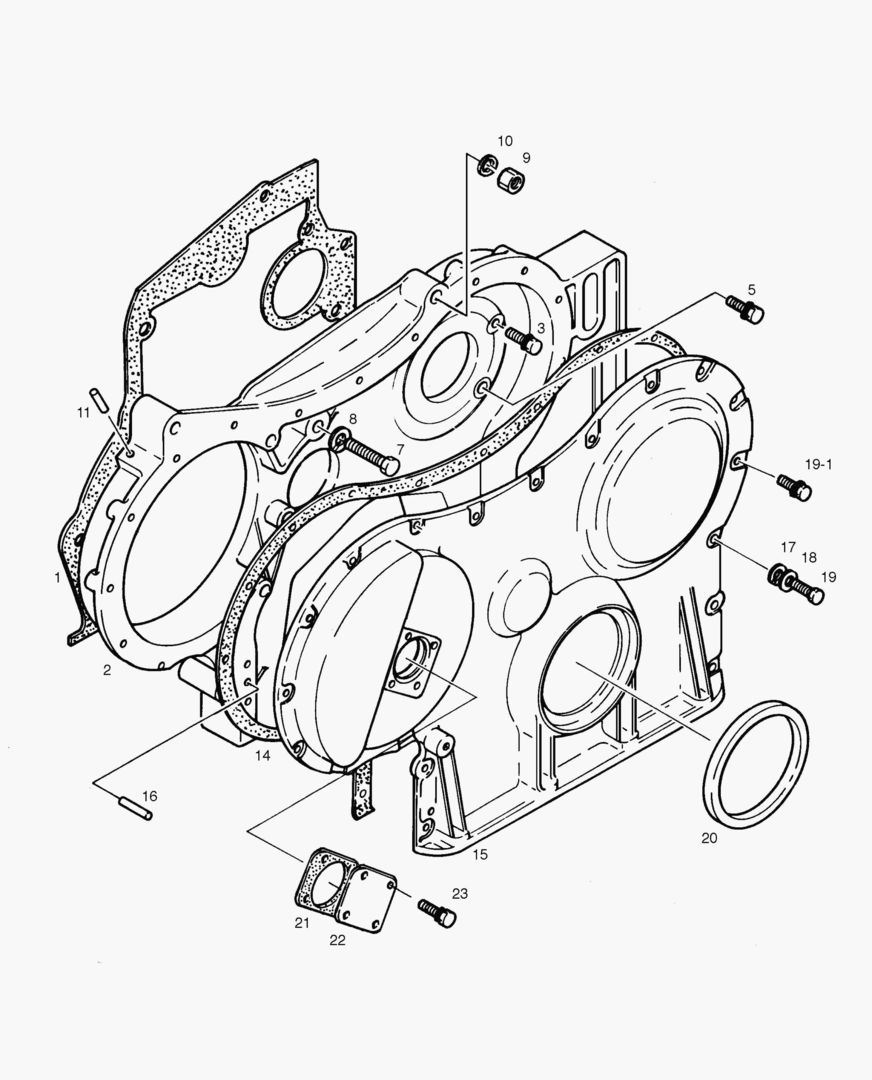 КАРТЕР РАСПРЕДЕЛИТЕЛЬНЫХ ШЕСТЕРЕН