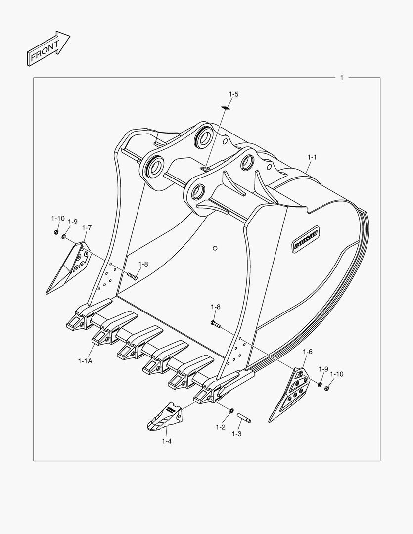 7130 BUCKET ASS`Y - 5.58mВі - H CLASS