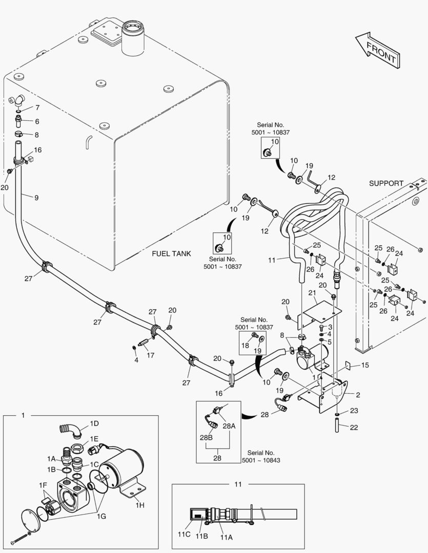 Спецтехника 6100 FUEL FILLER PUMP [5001~10876] - главное фото
