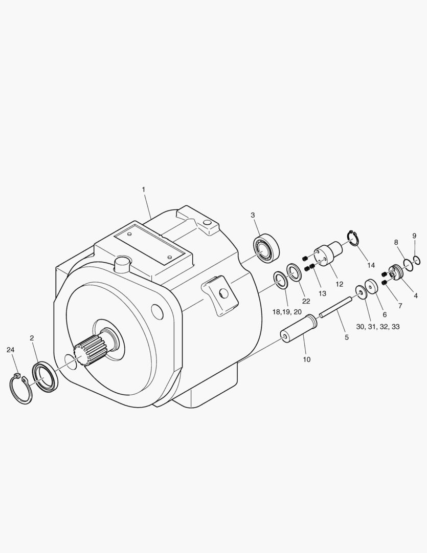 ОСНОВНОЙ НАСОС - КОРПУС