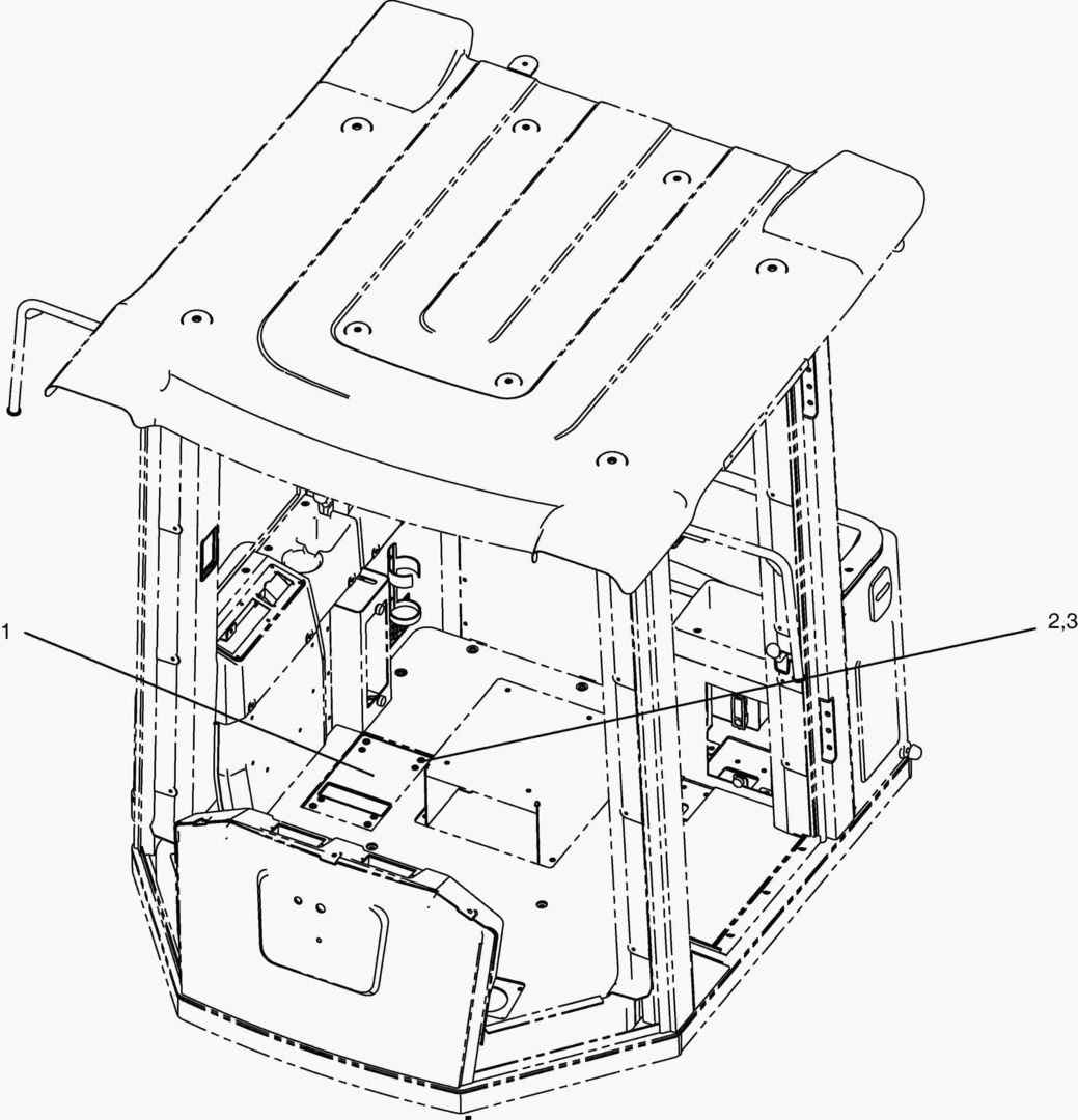 Спецтехника 6770 CABIN BRACKET-3SP&MEC [10528~] - главное фото