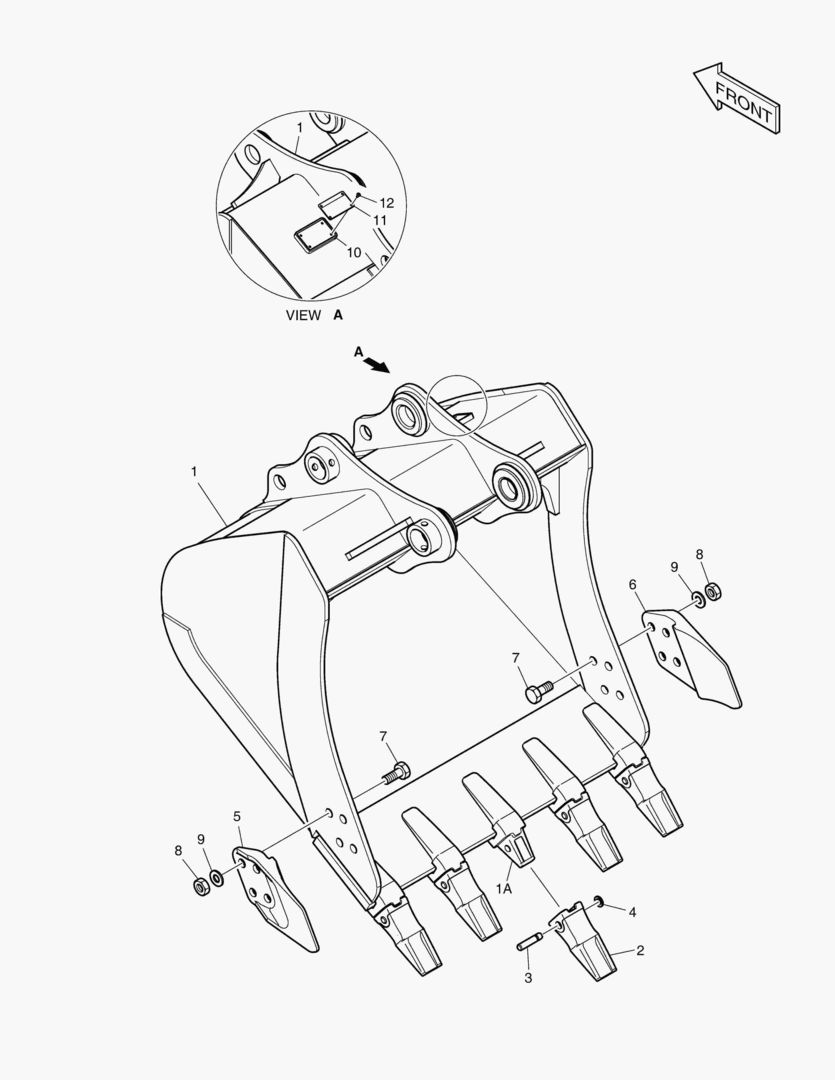 7020 BUCKET - 0.64гЋҐ
