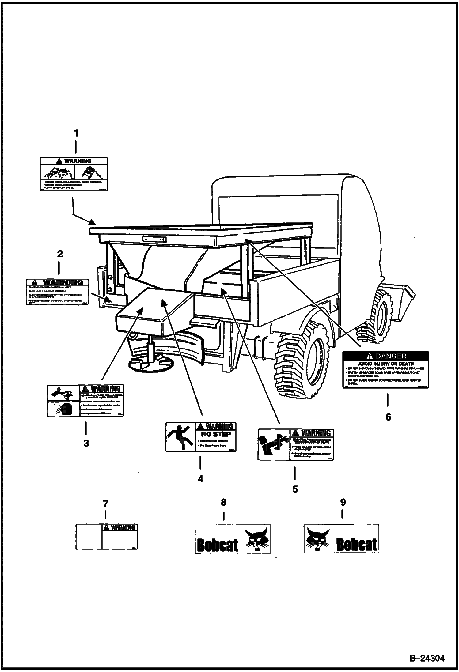 Схема УСТРОЙСТВО ДЛЯ ОЧИСТКИ ПЕСКА (ПРЕДУПРЕЖДАЮЩИЕ ТАБЛИЧКИ) (SP12) (0066)