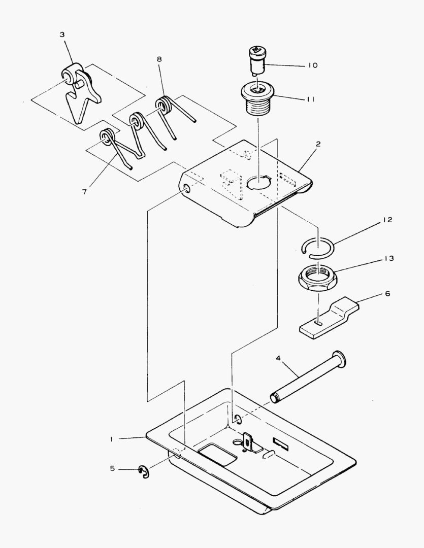 ЗАМОК ДВЕРИ(ПРАВОСТОРОННИЙ)