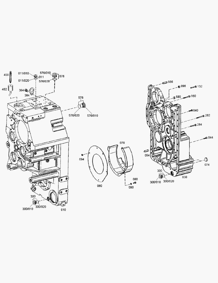 Спецтехника G070-26 GEARBOX HOUSING [710262~] - главное фото