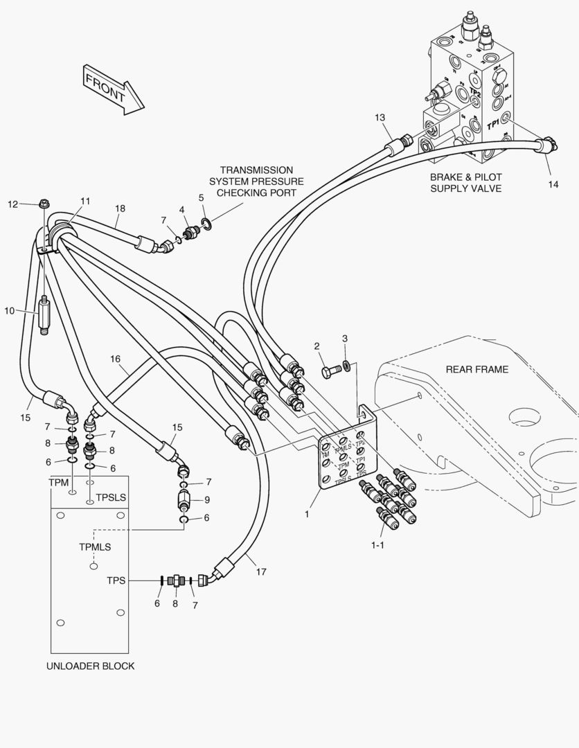 1220 REMOTE PRESSURE CHECK PIPING [5001~5025]