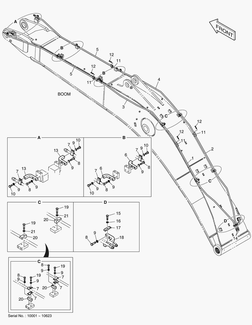 ГИДРОСИСТЕМА СТРЕЛЫ-ВРАЩАЮЩИЙСЯ
