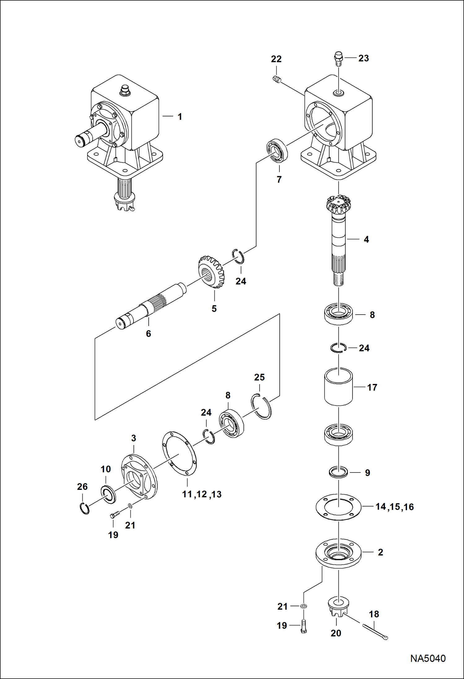 ФРЕЗА (КОРОБКА ПЕРЕДАЧ) (3RC60SB AL1M) (3RC72SB AL1N) (3RC60SC AL1K) (3RC72SC AL1L)