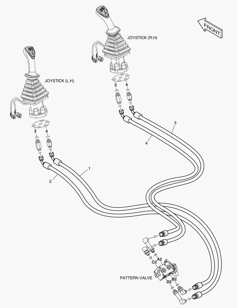 ТРУБОПРОВОД СЕРВОУПРАВЛЕНИЯ - ИЗМЕНЕНИЕ РЕЖИМА(2)