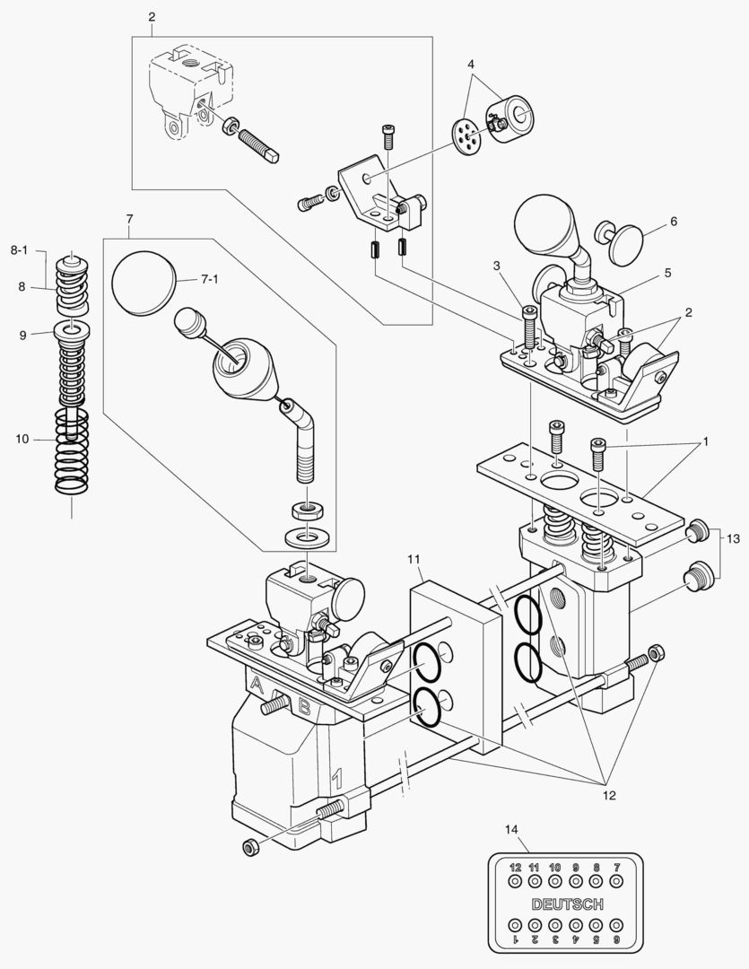 РЕМОНТНЫЙ КЛАПАН - 2 SP + 2 РЫЧАГА(P ТИП)