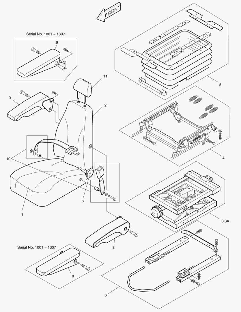 1415 SEAT-EXCEPT EUROPE & U.S.A
