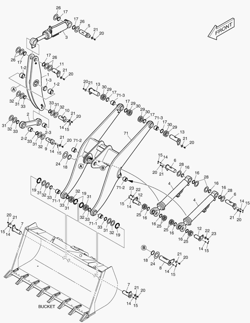 2101 LOADER ARM ASS`Y [10185~]