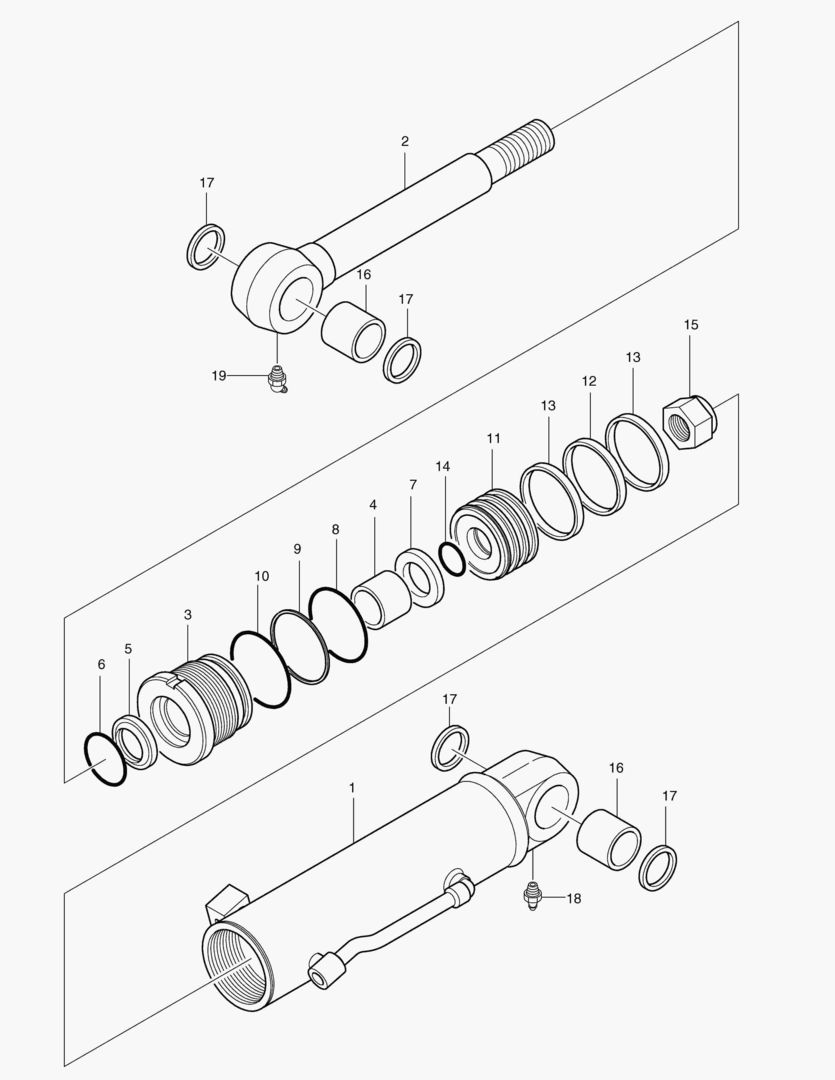 ЦИЛИНДР БУЛЬДОЗЕРА - РЕГУЛИРУЕМАЯ ГУСЕНИЦА